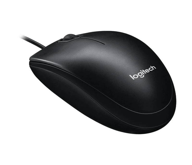 LOGITECH B100 OPTICAL USB BLACK MOUSE