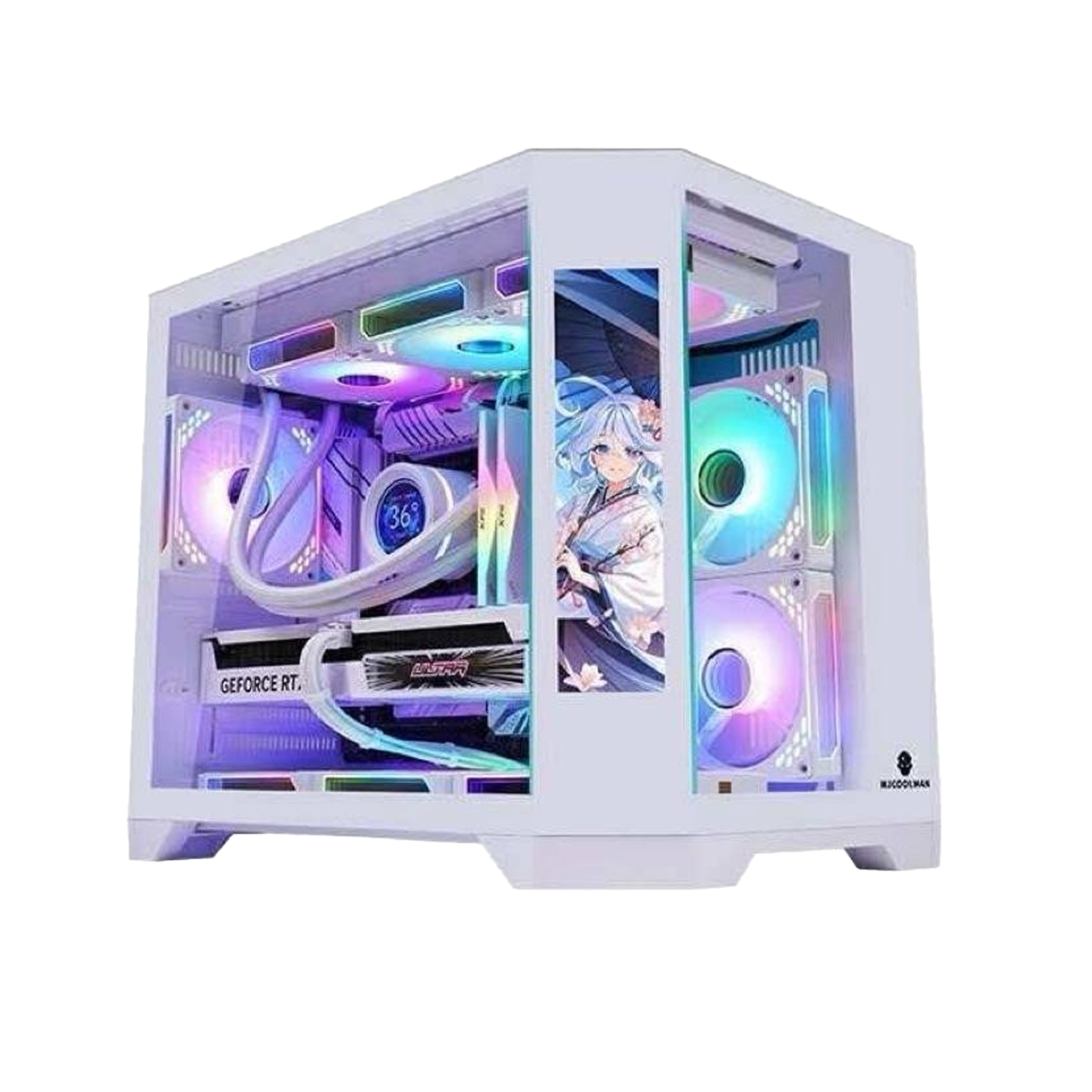 WJ Coolman MILLENIUM M-ATX Case with Screen