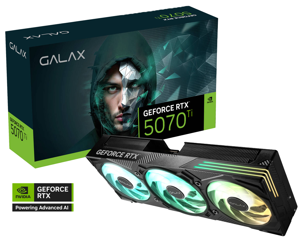 GALAX GeForce RTX 5070 Ti 16GB EX GAMER 1-CLICK OC BLACK