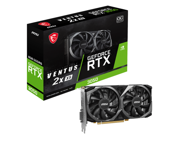 MSI GeForce RTX 3050 Ventus 2X XS 8GB OC