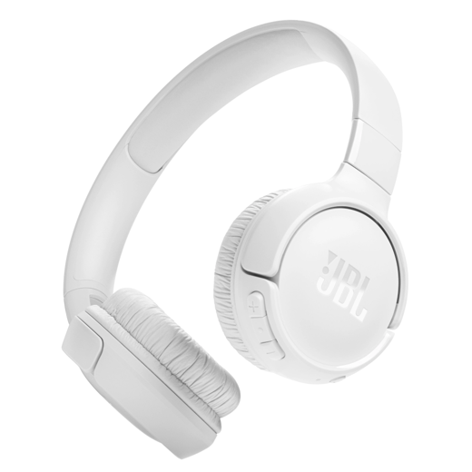 Harman JBL Tune 520 BT White Wireless On-Ear Headphones