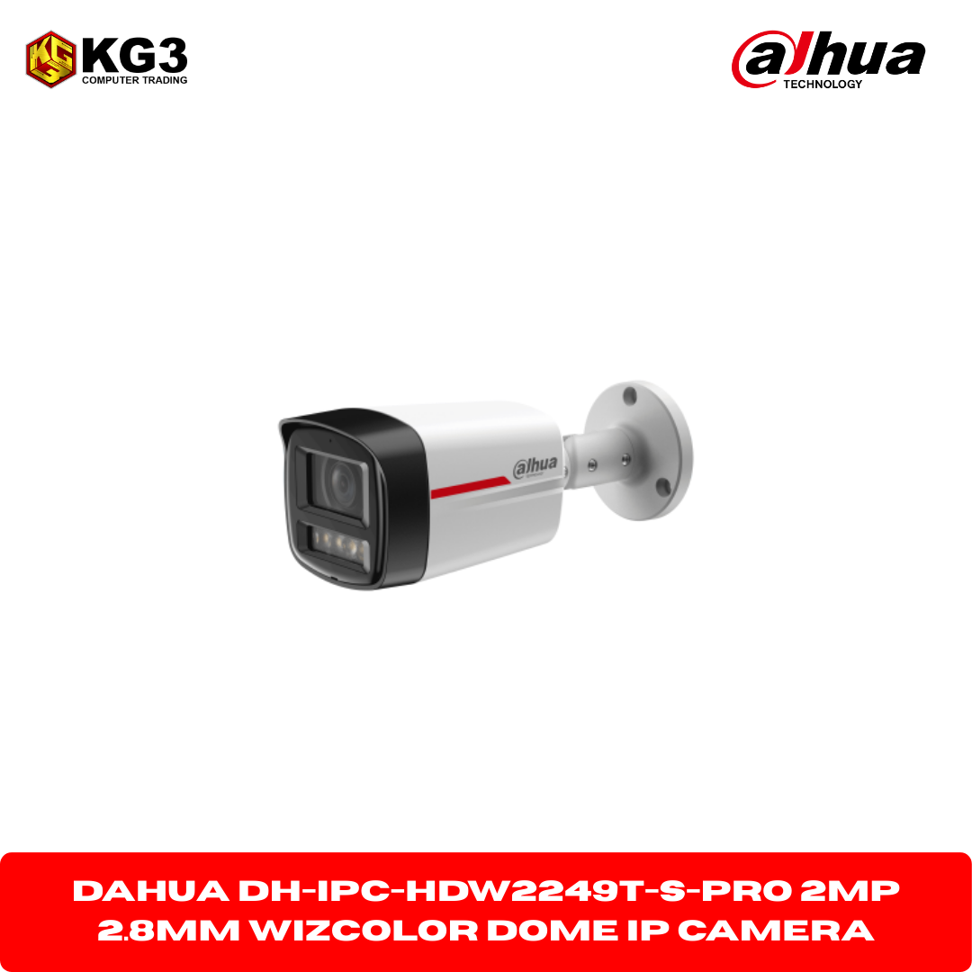 Dahua DH-IPC-HDW2249T-S-PRO 2MP 2.8mm WizColor Dome IP Camera