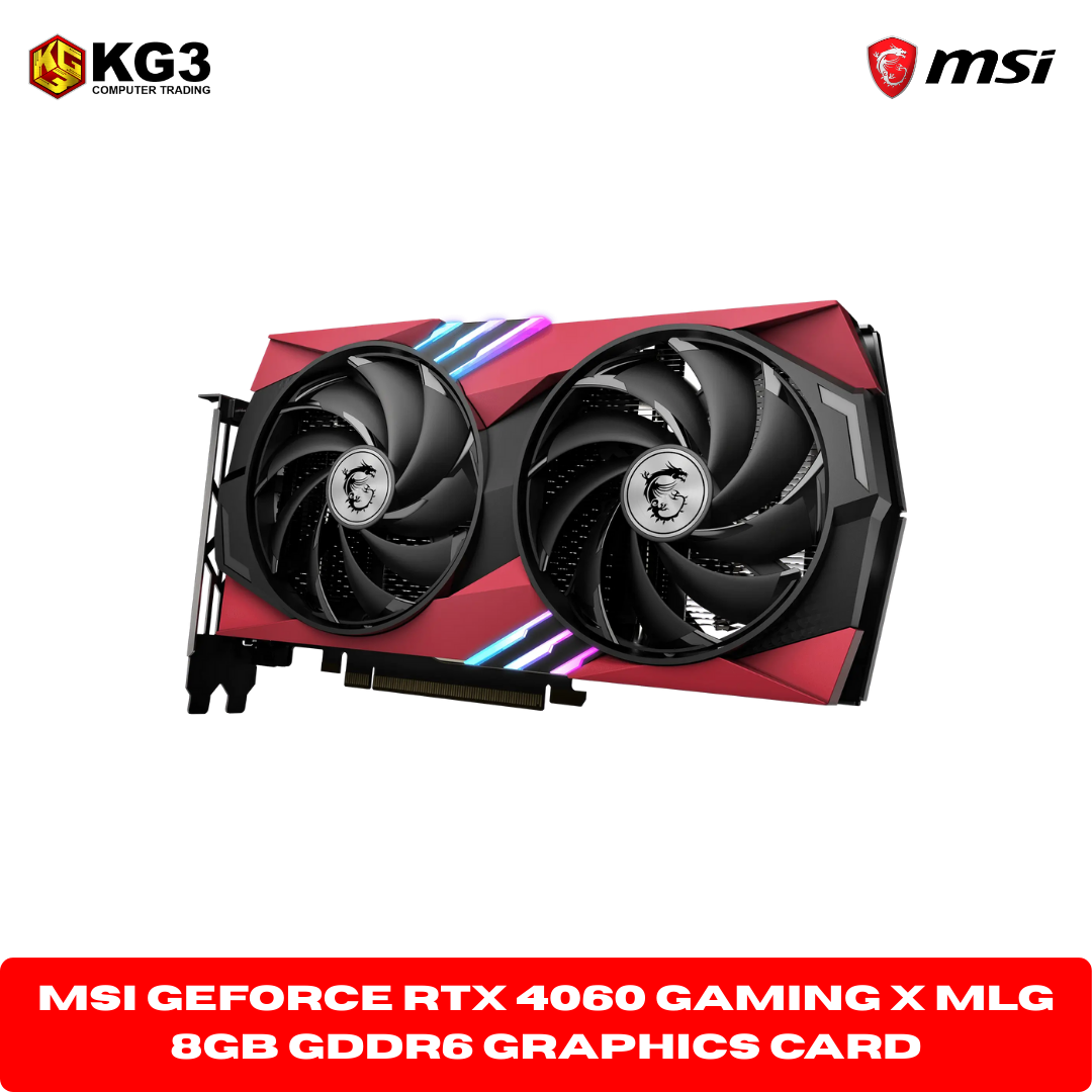MSI GeForce RTX 4060 GAMING X MLG 8GB GDDR6 Graphics Card