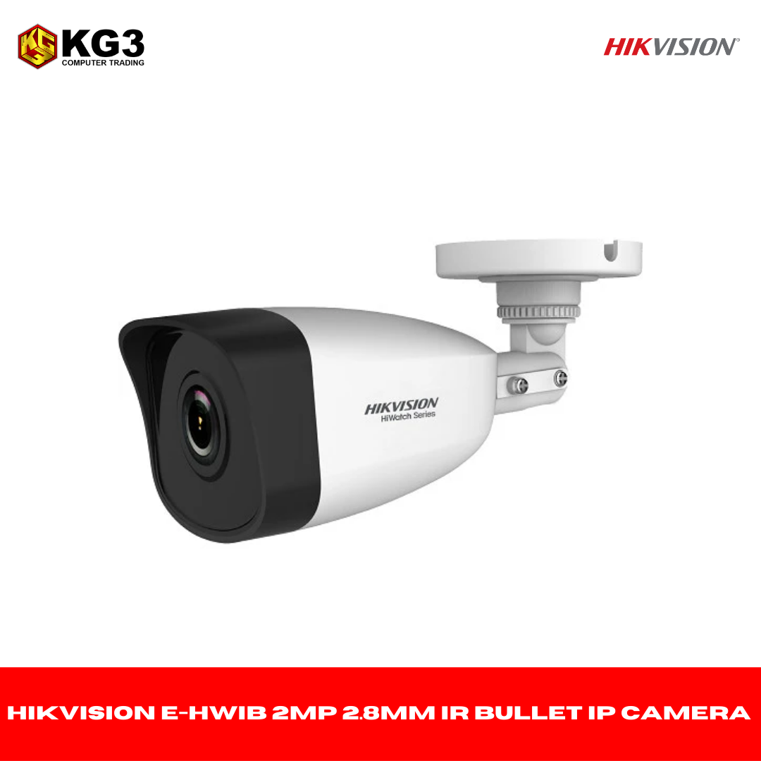 Hikvision E-HWIB 2MP 2.8mm IR Bullet IP Camera 2.8mm