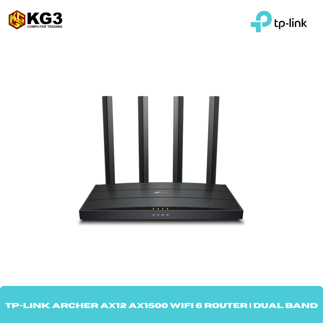 TP-Link ARCHER AX12 AX1500 Wifi 6 Router | DUAL BAND