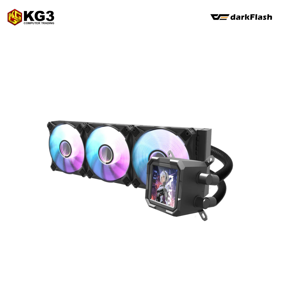 DarkFlash Wave DV360S ARGB AIO 360mm Liquid CPU Cooler BLACK