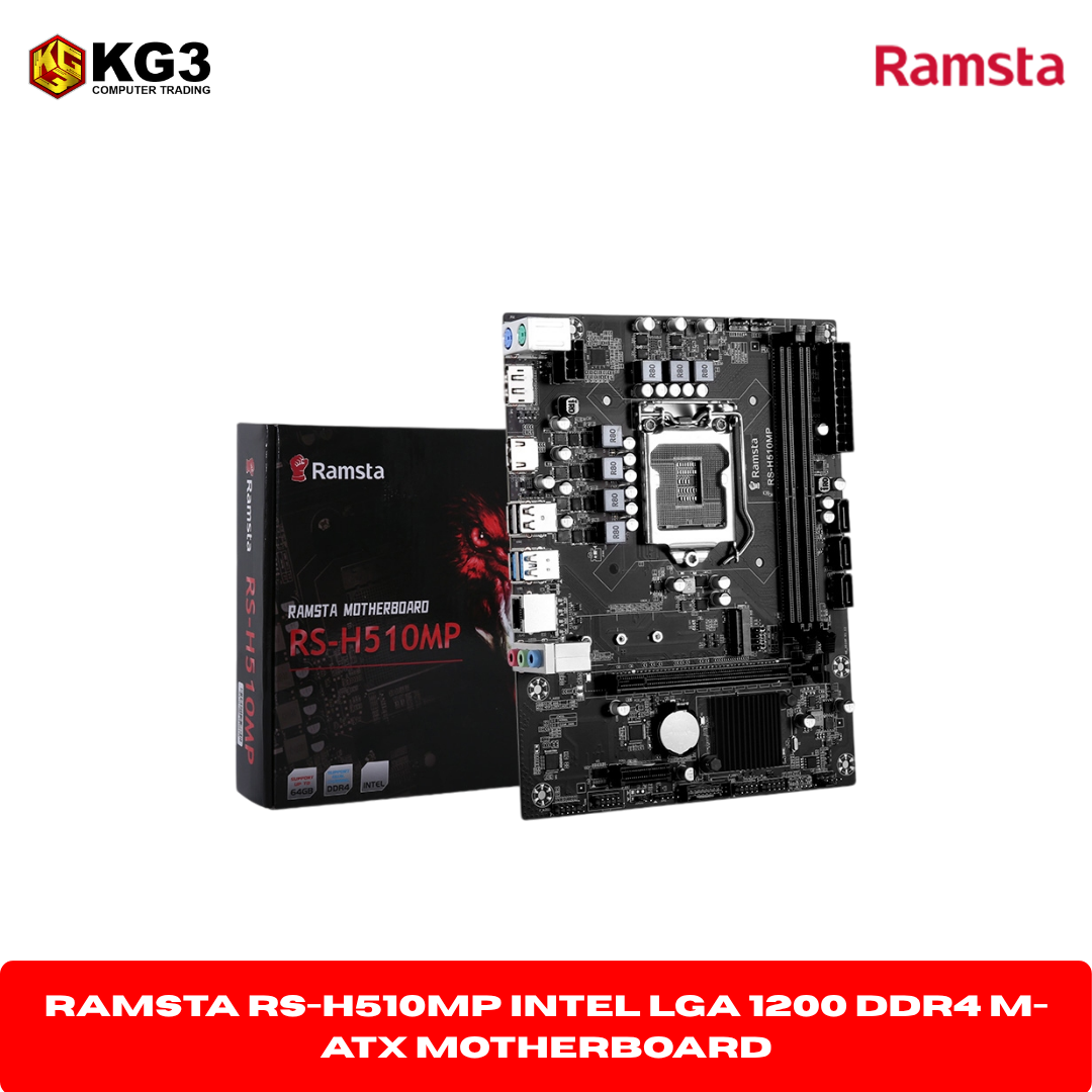 Ramsta RS-H510MP Intel LGA 1200 DDR4 M-ATX Motherboard